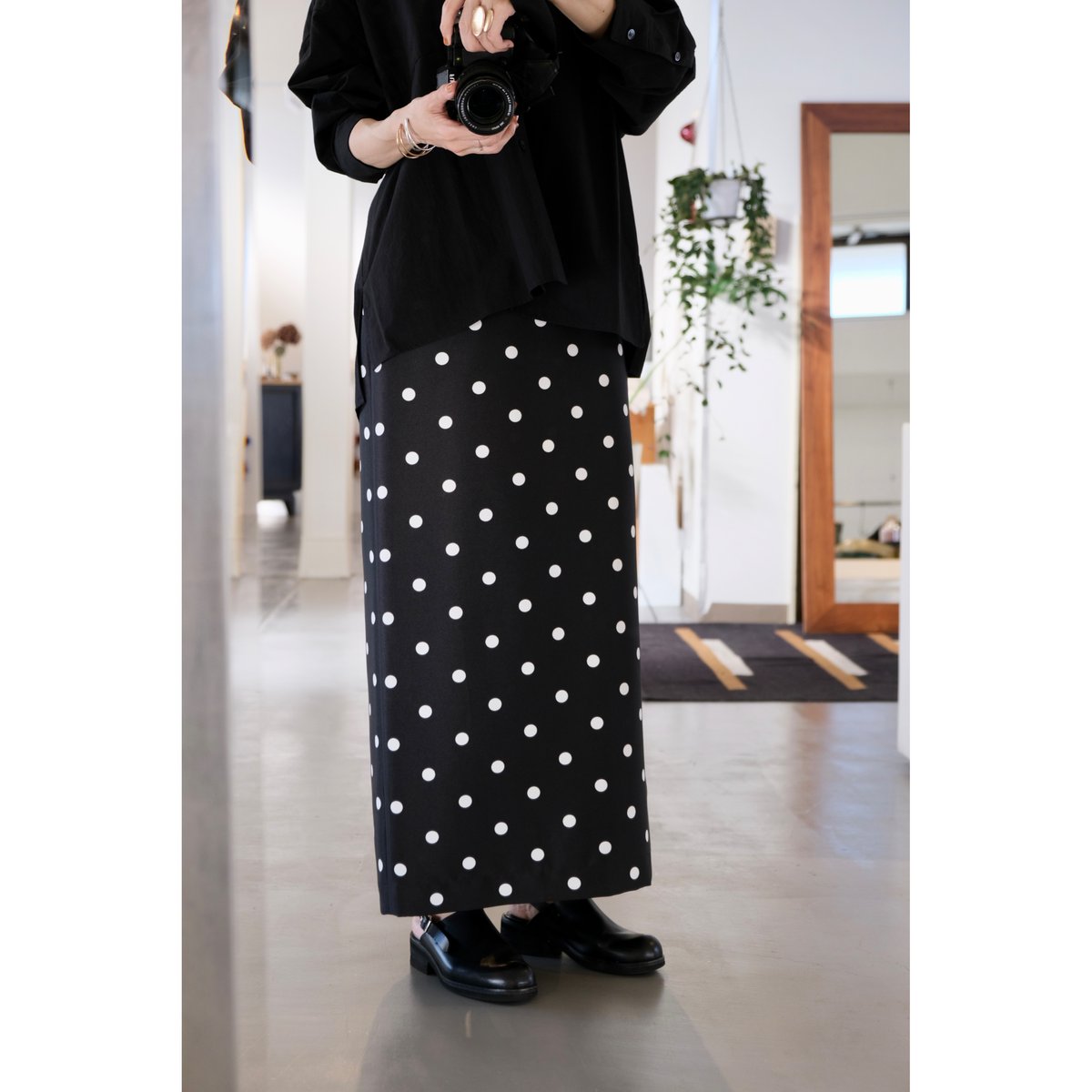 SINME ドットタイトスカート SS15-04 | geep