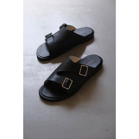 BEAUTIFUL SHOES  DOUBLE BELT SANDALS(VIBRAM TILE MORFLEX)