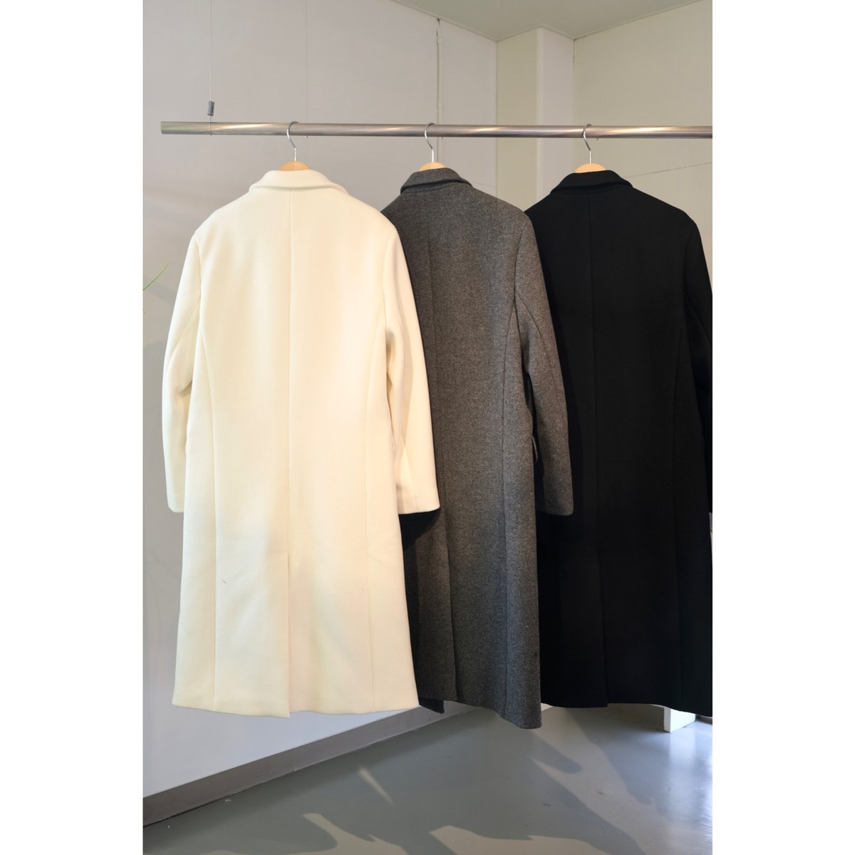 新品未使用♡ SINME オーバーサイズコート　オフホワイト fit=scale-down,w=1200