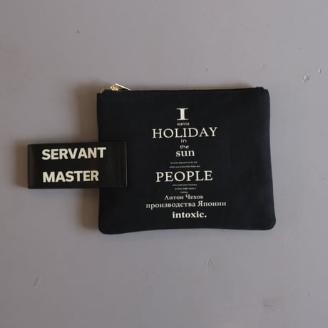INTOXIC.  HOLIDAY  RECORD  CLUTCH 　black