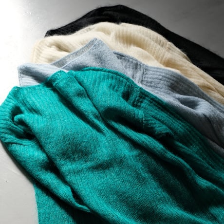 THOMAS MAGPIE    mohair silk knit【2223711】