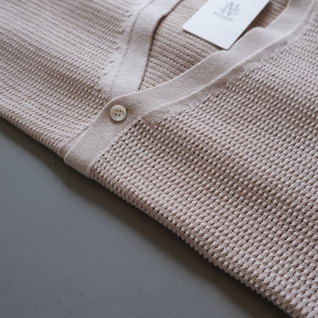 BATONER　 Men SUMMER KNIT V NECK CARDIGAN 　BN-23SM-028