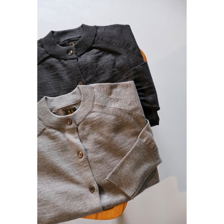 BATONER   Women  BABY WOOL CREW CARDIGAN