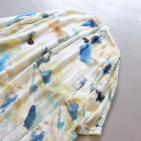 suzuki takayuki × Coci la elle   feather dress  / sable　　B231-03