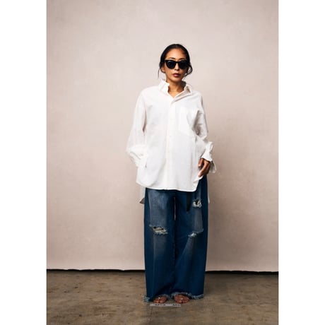 M53. LINEN WHITE SHIRT