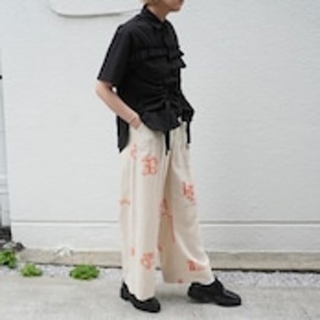 Thomas Magpie  C/Linen PRINT pants 2252313