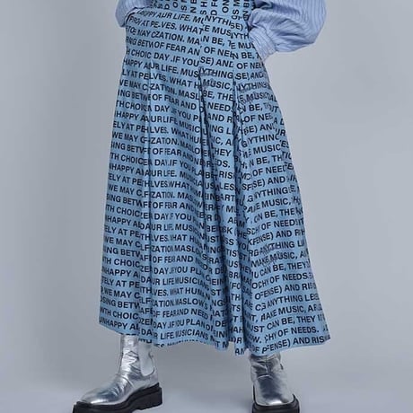 THOMAS MAGPIE　original printed skirt【2233604】