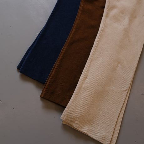 BATONER　Women CHENILLE YARN KNIT PANTS　BN-21FL-022