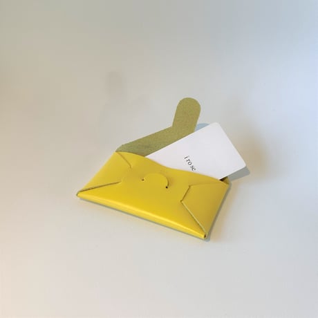 SEAMLESS CARD CASE  　/　YELLOW