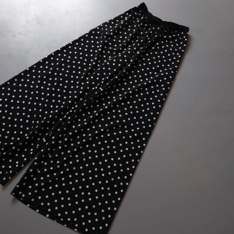 SINME　ドットプリントワイドパンツ　HF14-1