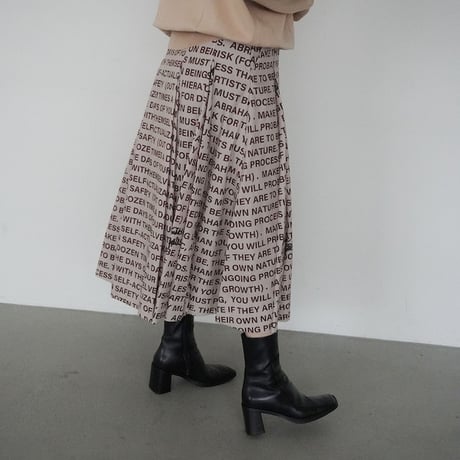 THOMAS MAGPIE　original printed skirt【2233604】
