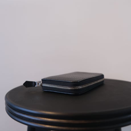 foot the coacher   SHORT ZIP WALLET    FTA1712008   BLACK/WHITE