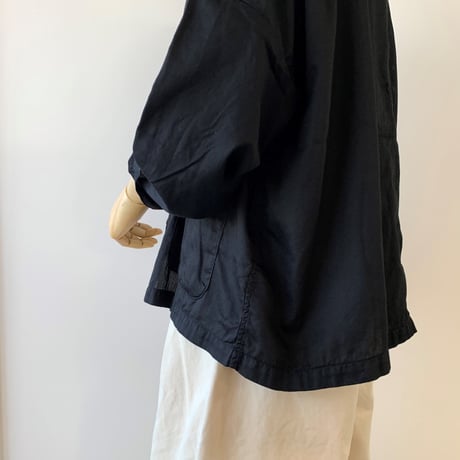 HARVESTY 　ATELIER SHIRT（アトリエシャツ）A31801　BLACK