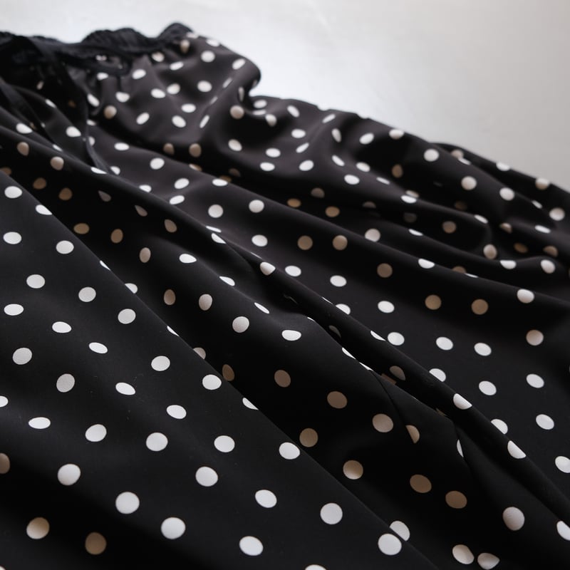 SINME ドットプリントワイドパンツ HF14-1 | geep 