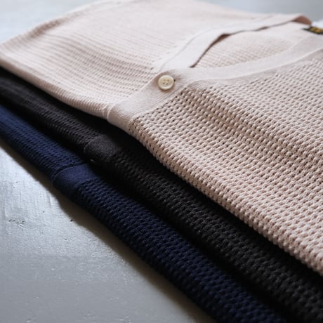 BATONER　 Men SUMMER KNIT V NECK CARDIGAN 　BN-23SM-028