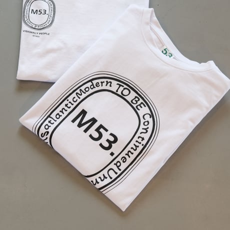 M53.   クレストビッグプリントタックTシャツ    MC-041
