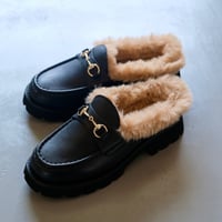 NUEF ヌーブ  NFF-0302  FUR SLIPON