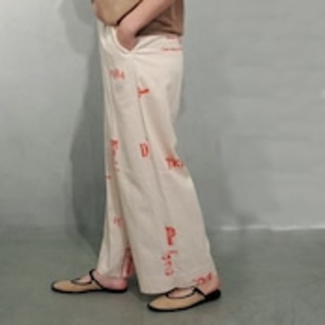 Thomas Magpie  C/Linen PRINT pants 2252313
