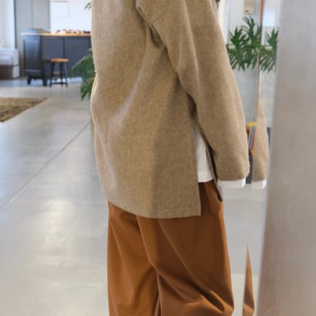 M53. V-NECK PULLOVER HERRINGBONE