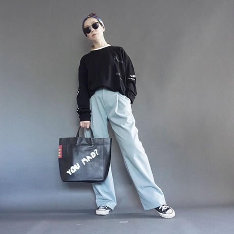 INTOXIC.    RESONATES    Mad strap tote 　ブラック