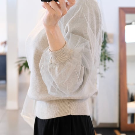 Thomas magpie     tulle knit