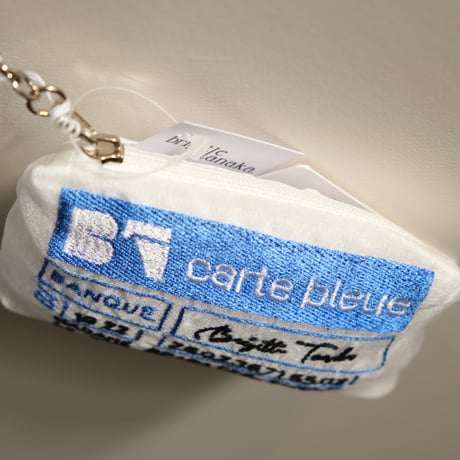 Brigitte Tanaka   Sac carte blue white