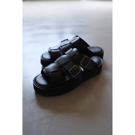 BEAUTIFUL SHOES  GURKHA SANDALS"GLOXI CUT THICK SOLE"