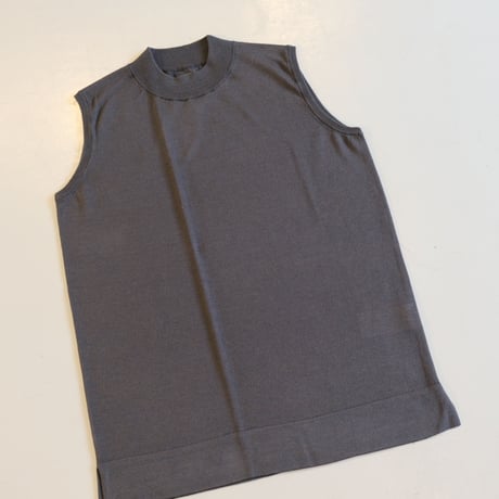 BATONER　Women MOCK NECK NOSLEEVE 　BN-22SL-030