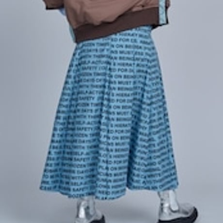 THOMAS MAGPIE　original printed skirt【2233604】