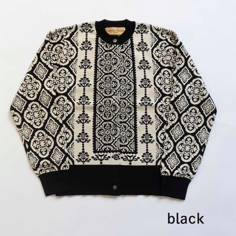 THOMAS MAGPIE damask cardigan【2241720】 | geep