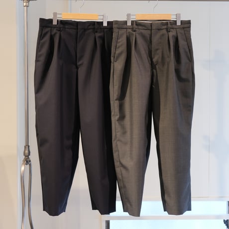BATONER　Men SUMMER MOHAIR 2TUCK PANTS BN-24SM-012