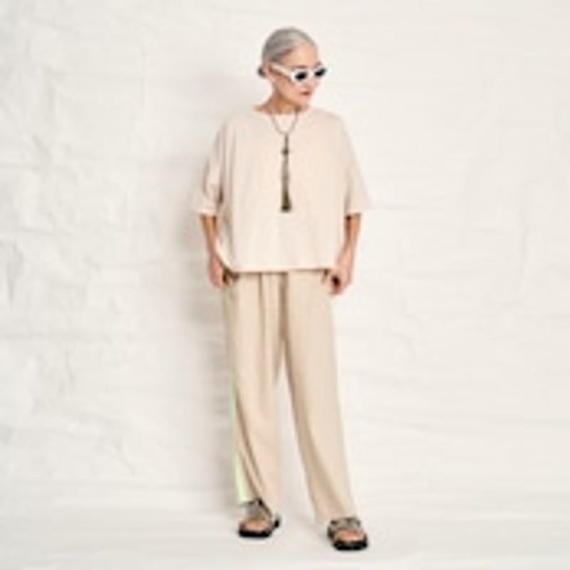 Thomas Magpie C/Ramie line pants 225231 | geep