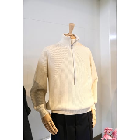 BATONER  MEN  SIGNATURE HALF ZIP KNIT