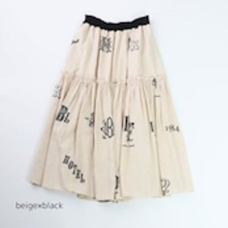 Thomas Magpie C/Linen PRINT skirt  2252610