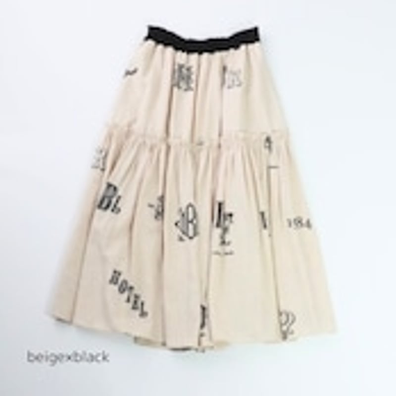 Thomas Magpie C/Linen PRINT skirt 2252610 | geep
