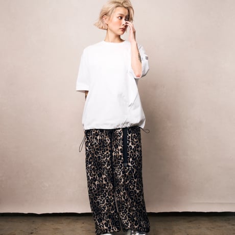 M53. TWIST DRAW CORD T-SHIRT