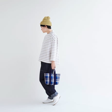 EVERGREEN CHECK TOTE XS【OK-010C】