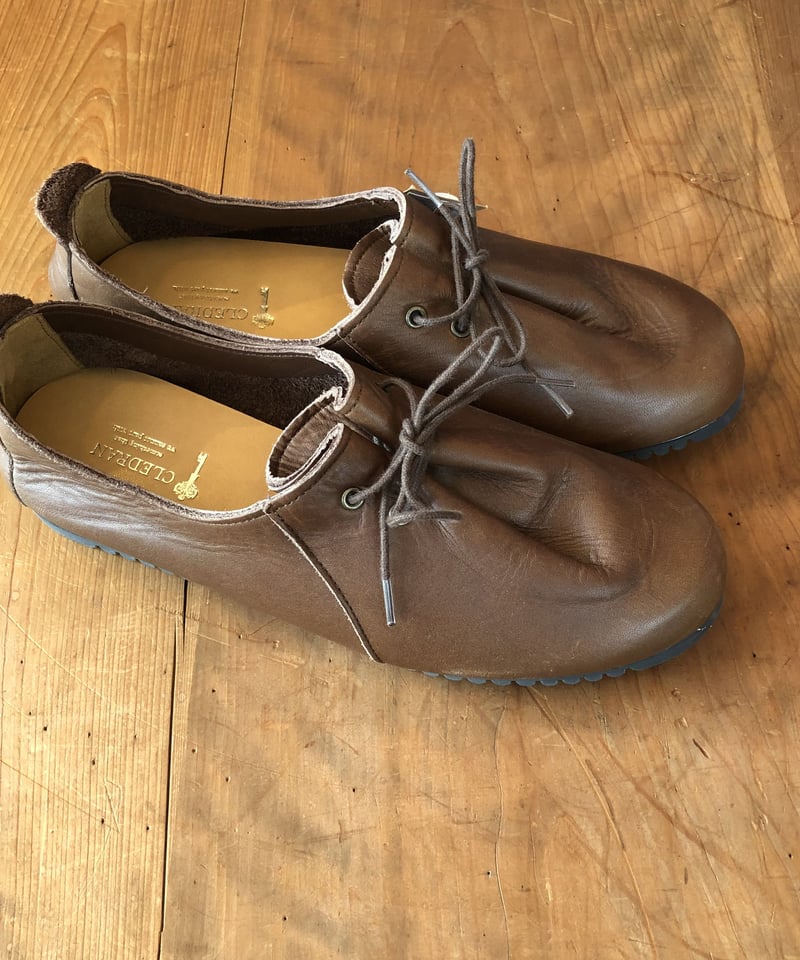 送料無料【CLEDRAN/クレドラン】OILED WRAP LACE SHOE | buddi