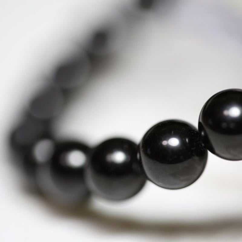 ブラックトルマリンの電磁波対策ブレスレット PW00089 | 天然石ほしの