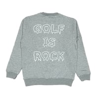 ROCKトレーナー　裏起毛グレー