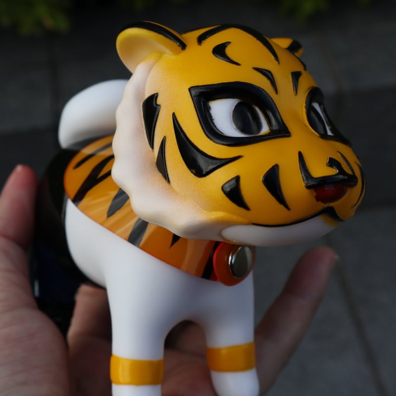 ソフビいぬギンちゃん-虎マスクド ver.0 | 銀印本舗