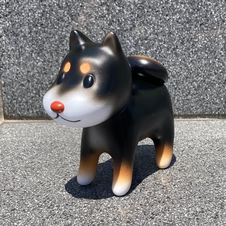 ソフビいぬギンちゃん-柴犬カラー