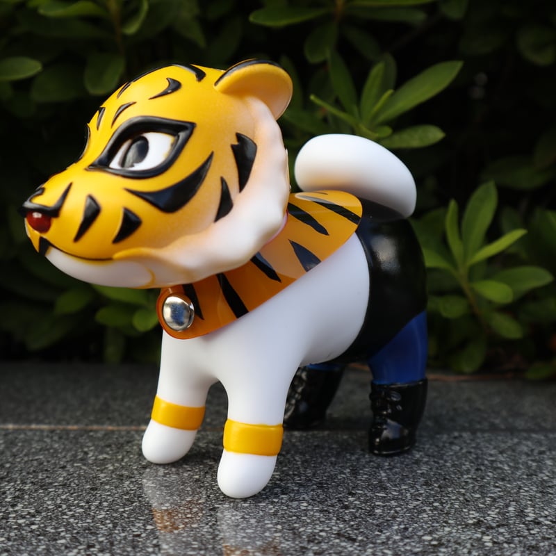 ソフビいぬギンちゃん-虎マスクド ver.0 | 銀印本舗