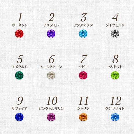 《ゴールドメッキ》ストレート型 誕生石1つ埋め込み ベビーリング Droit［刻印可］