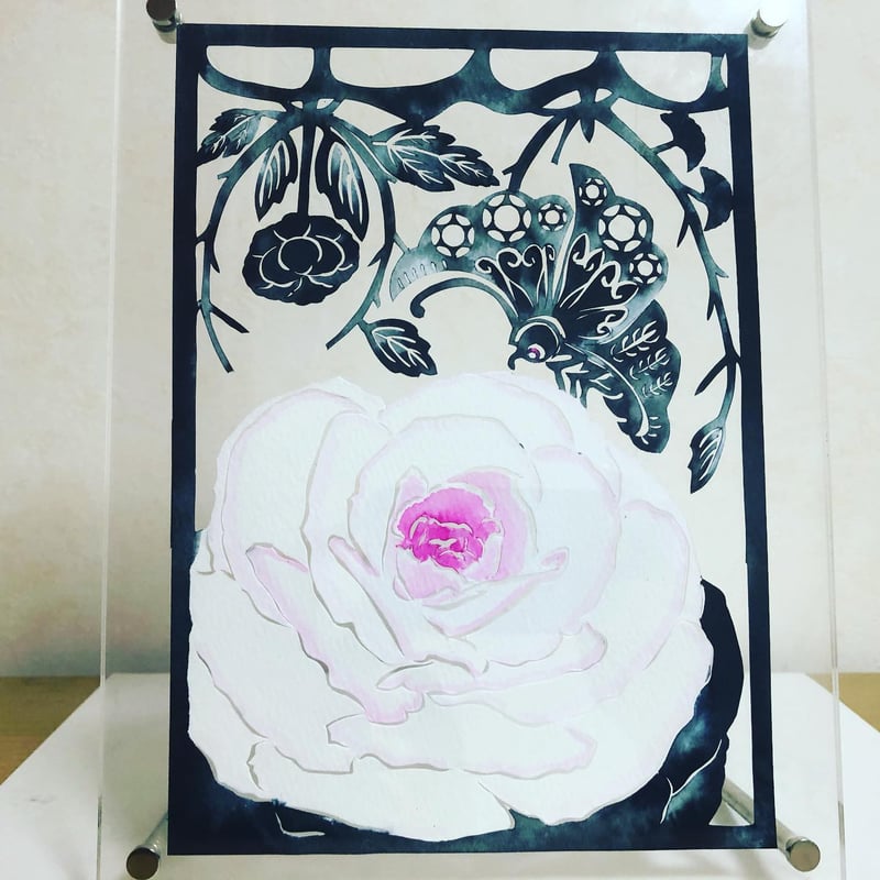 油絵　葉牡丹 0_1364ad9e3b0f2d61bbf94dbb192e