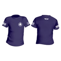 2024夏の新作。しっかり着こなせる肉厚Tシャツ！【ネイビー】