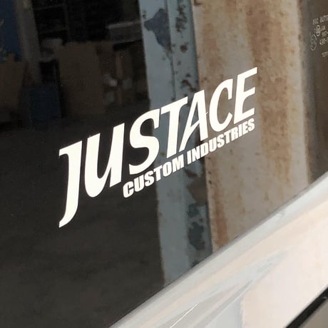 Justaceカッティングステッカー [Lサイズ]