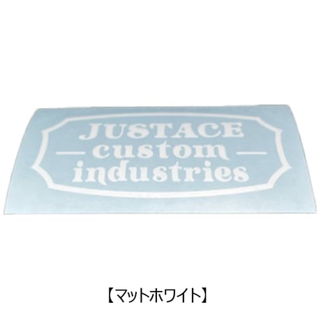 Justaceカッティングステッカー 小　[Craft Logo]