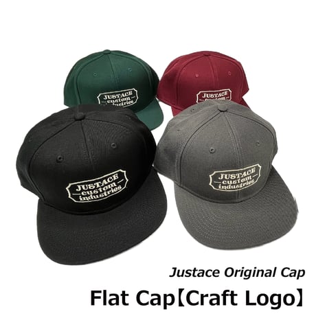 Justaceフラットキャップ [CRAFT LOGO]