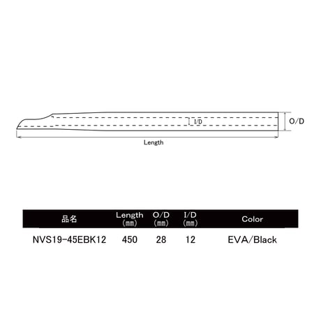 NVSS19用グリップ [NVS19-45EBK12]